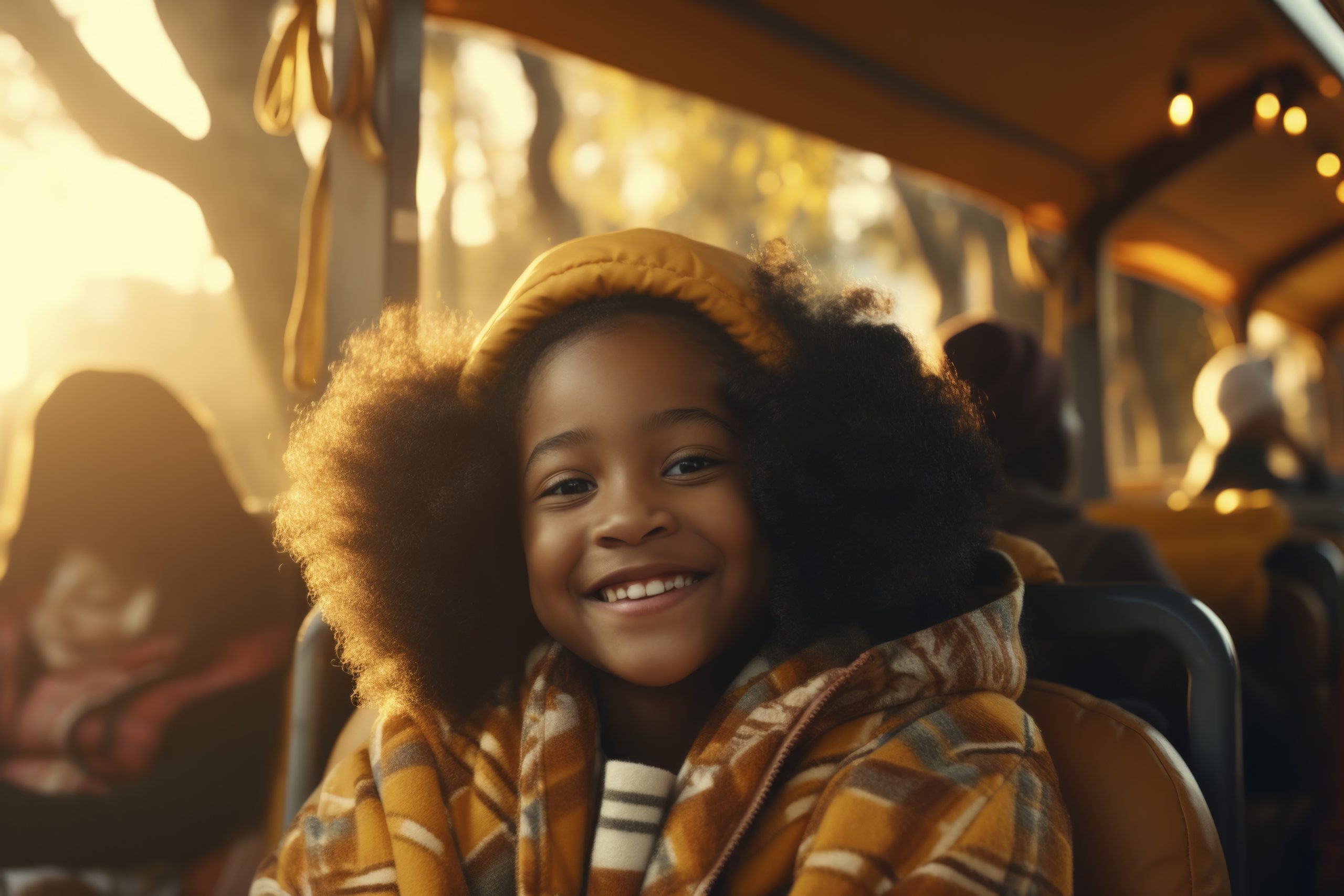african kid enjoying life